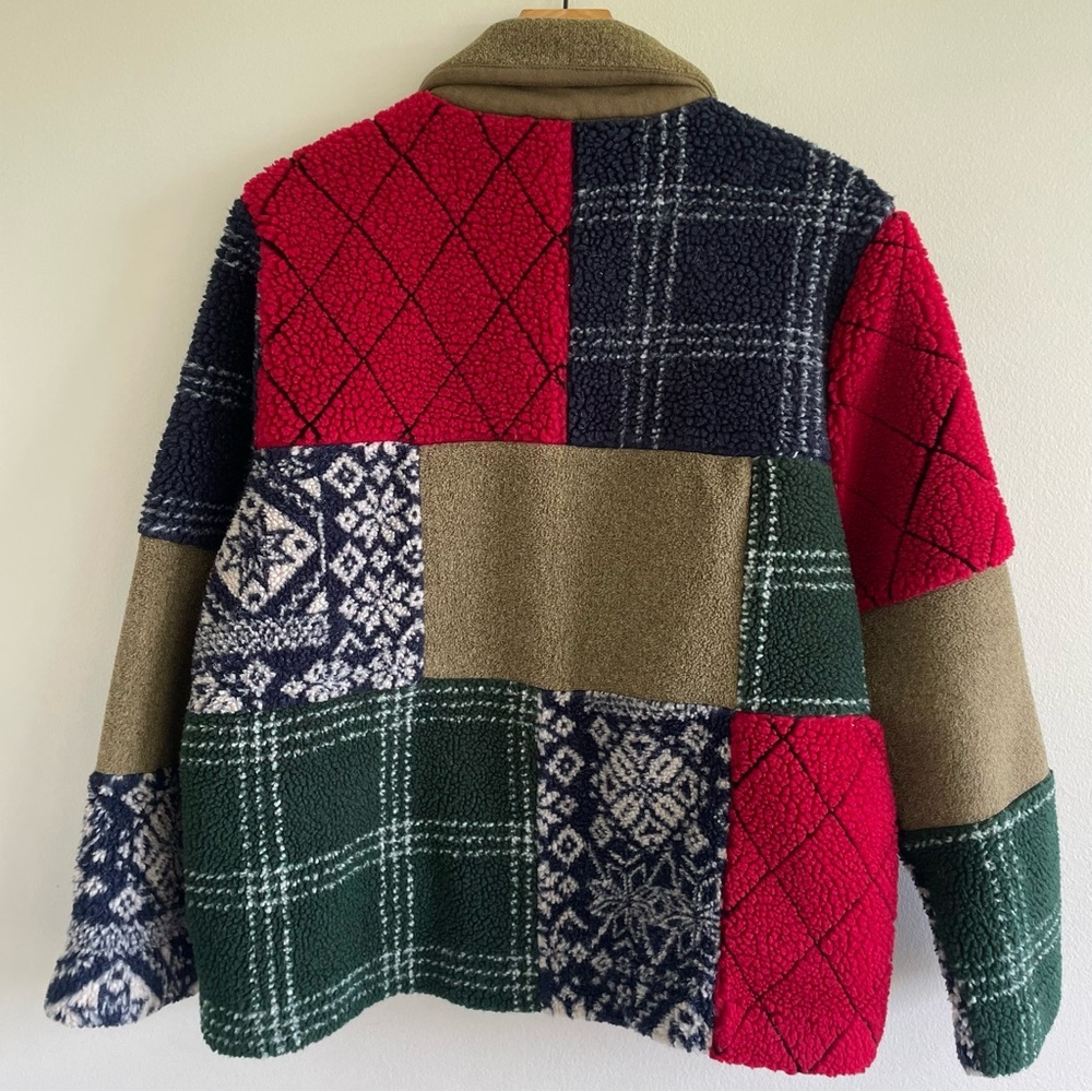 Robert Scott Women's Patchwork Fleece Jacket Size… - image 3